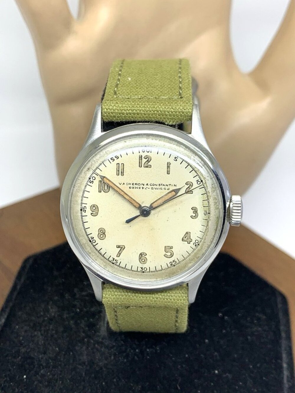 Vacheron Constantin Men's Watch Swiss Manual Wind 1930's-1940's Steel Case 35mm